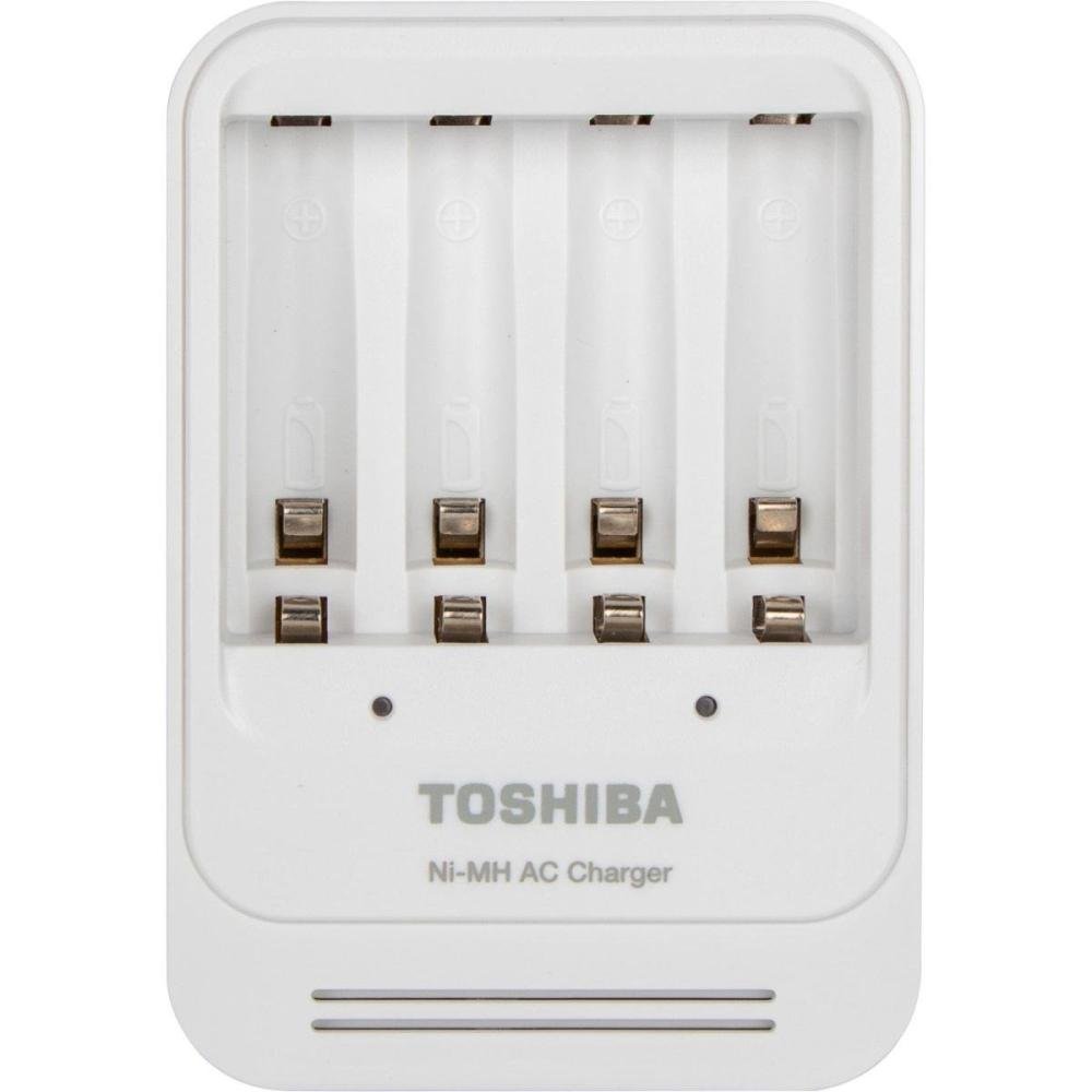 Carregador de Pilhas TNHC-6GAE4 CB Toshiba - Com 4 pilhas AA 2600mAh