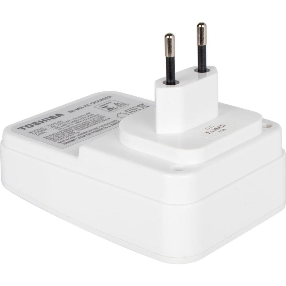 Carregador de Pilhas TNHC-6GAE4 CB Toshiba - Com 4 pilhas AA 2600mAh