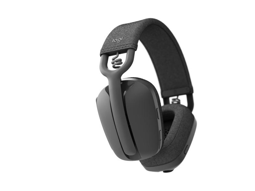 Headset Sem Fio Logitech Zone Vibe 100, Drivers 40 mm, USB, Bluetooth, PC, Mobile, Grafite - 981-001214