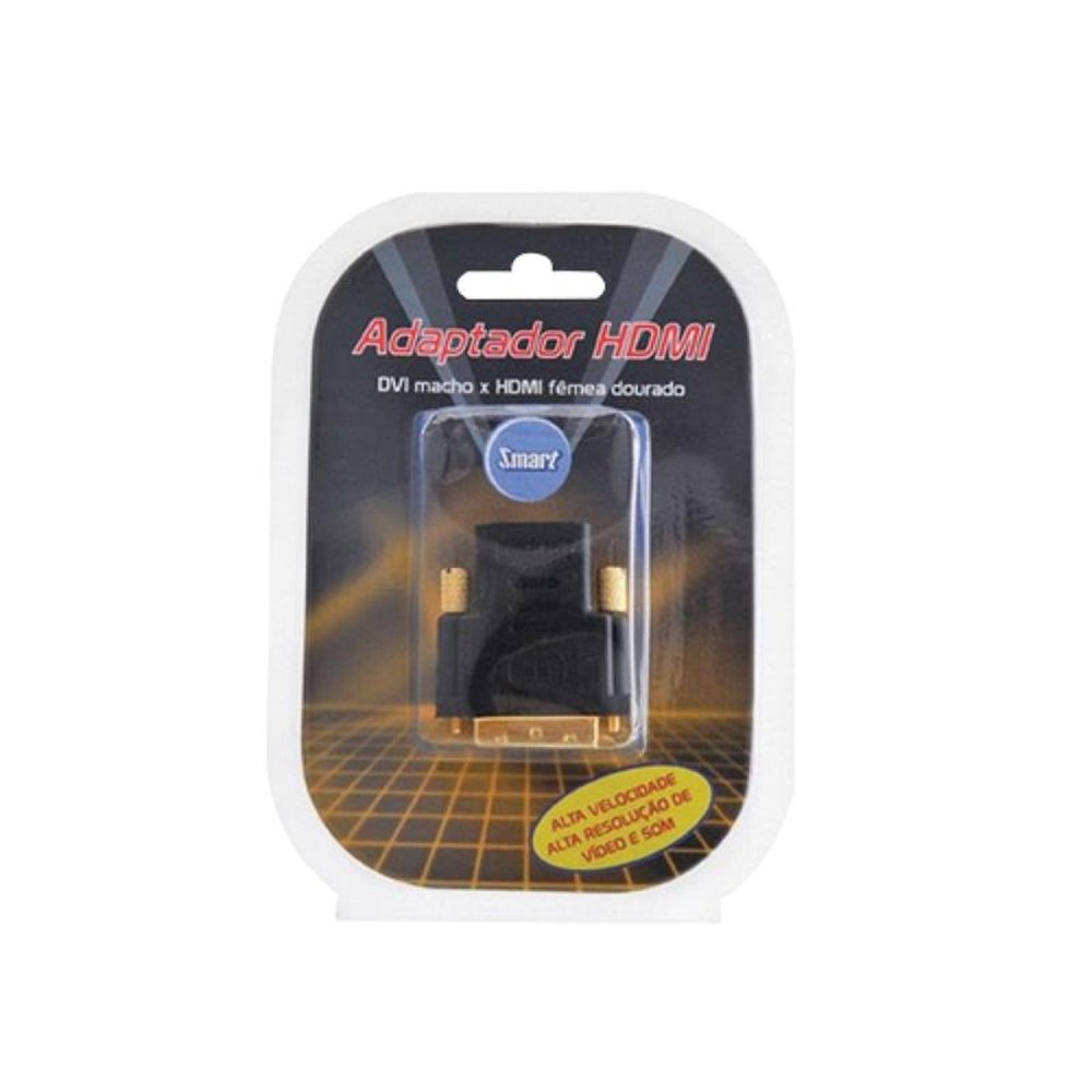 Adaptador Dvi Macho para Hdmi Fêmea Genérico