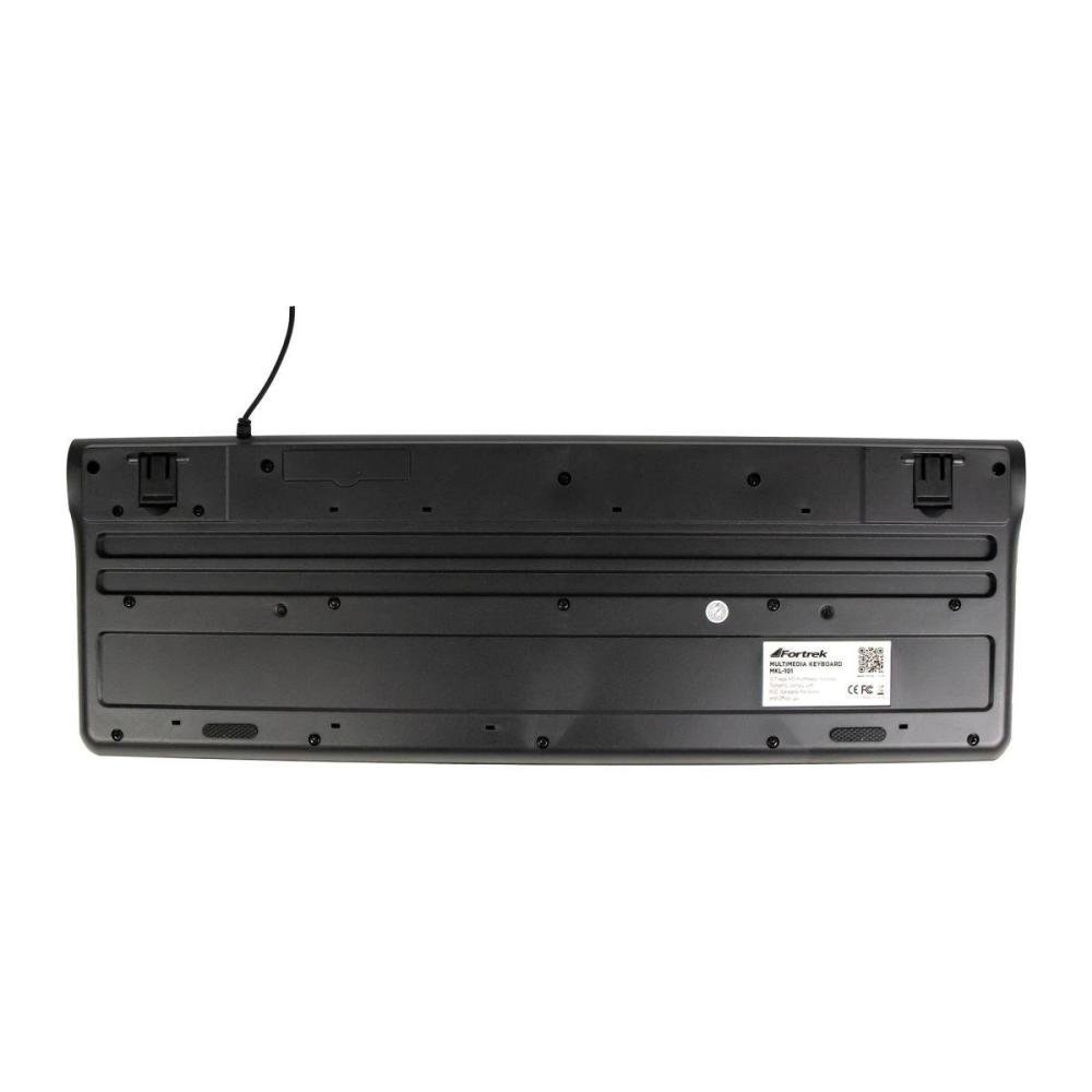 Teclado Multimidia Fortrek MKL-101 Preto FK 424K