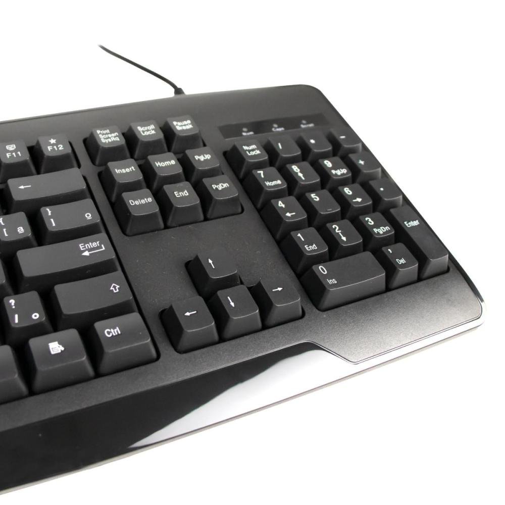 Teclado Multimidia Fortrek OLK101 Preto FK 423K
