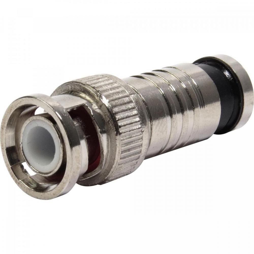Conector Bnc Macho de Compressão Rg59 Cbnc0007 Storm - Pacote com 100 Unidades