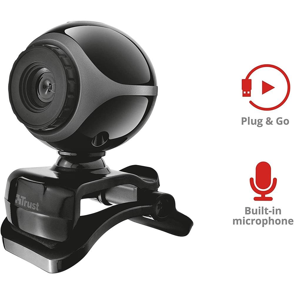Webcam Trust Exis Black