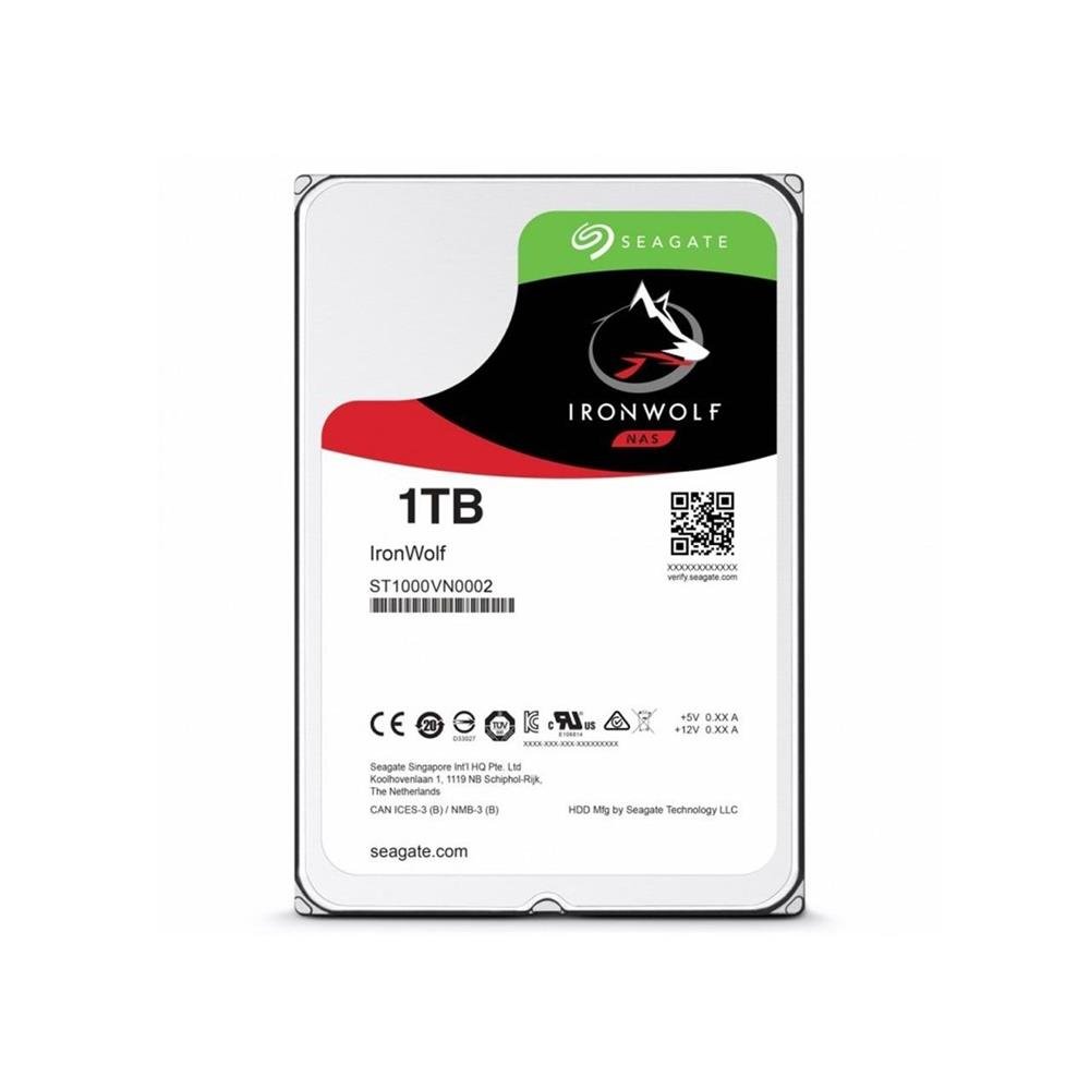 HD Seagate IronWolf NAS, 1TB 3.5" SATA