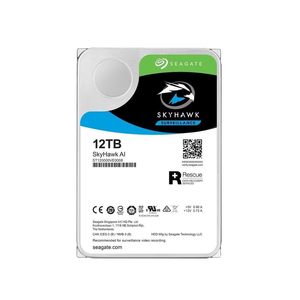 Hd Seagate Skyhawk Ai 12Tb 3.5 Sata
