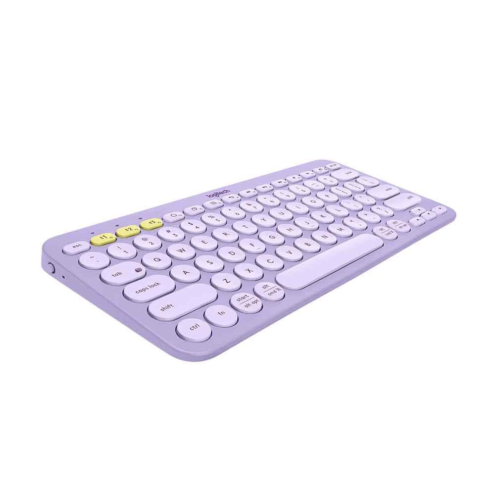 Teclado Sem Fio Logitech K380 - Lilas Lemonade - 920-011391