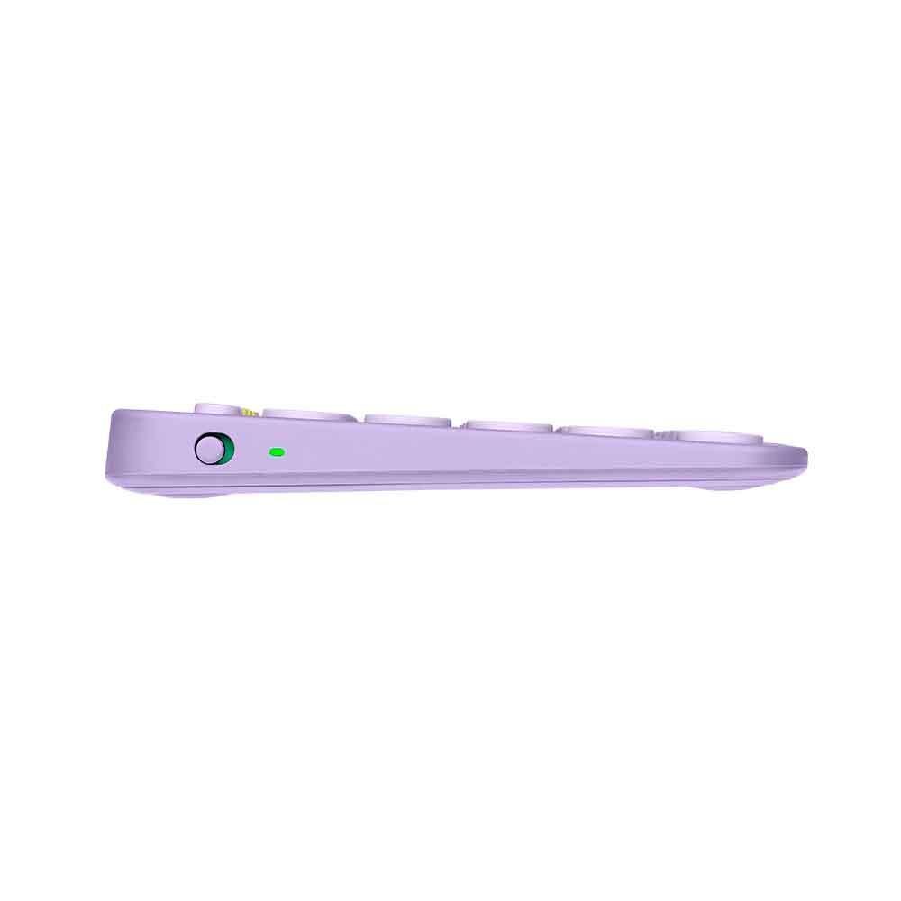 Teclado Sem Fio Logitech K380 - Lilas Lemonade - 920-011391