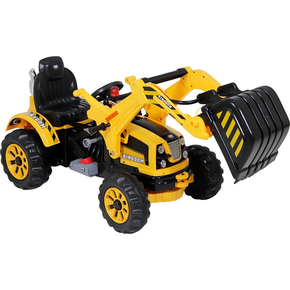 Trator Retroescavadeira Amarelo