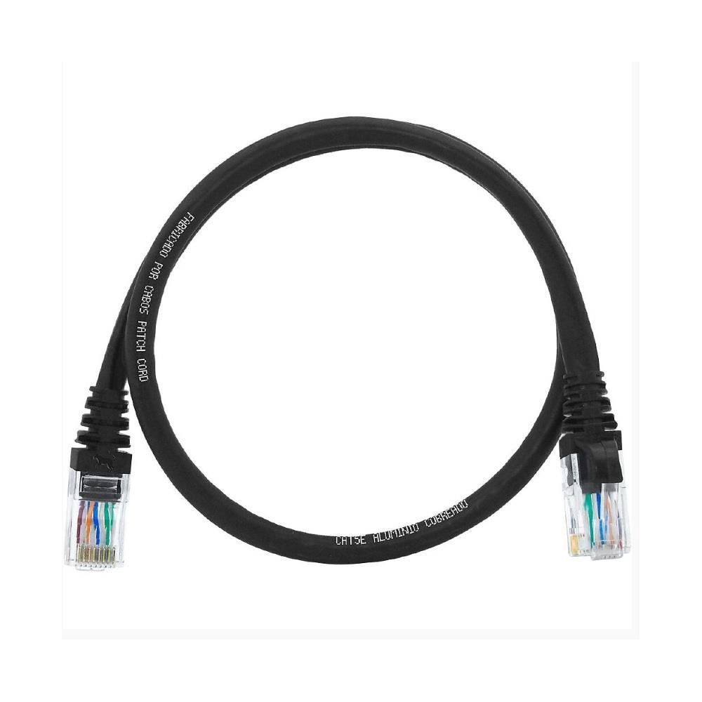 Cabo Patch Furukawa Cord Cat5e T568a/B 1.5M Preto