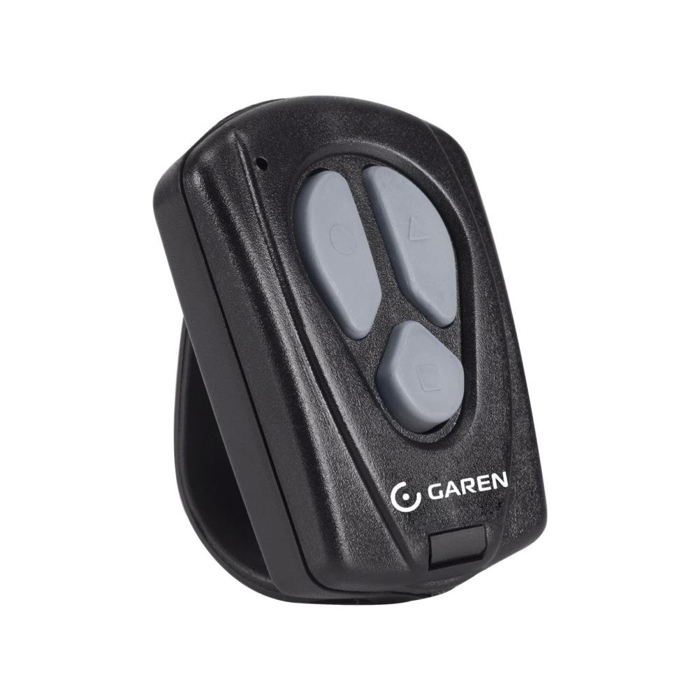 Controle Remoto Garen Tx New 433 Mhz 3 Botões Preto