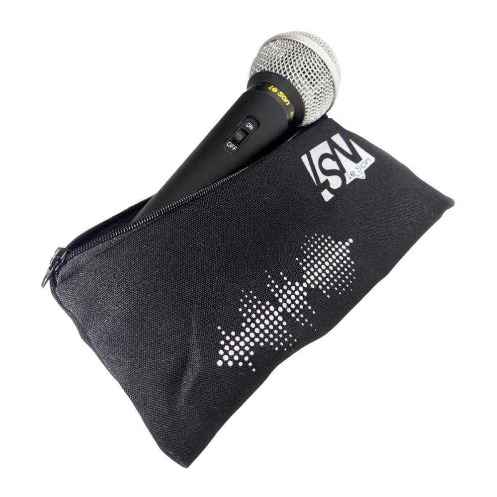 Microfone Profissional Sm58 P4 Clássico Leson