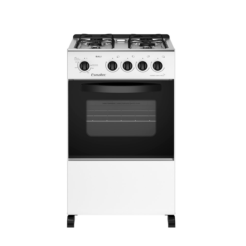 Fogão de Piso Esmaltec 4 Bocas Bali 4111 Acendimento Manual