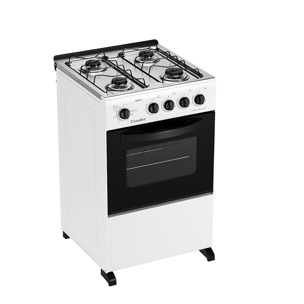 Fogão de Piso Esmaltec 4 Bocas Bali 4111 Acendimento Manual