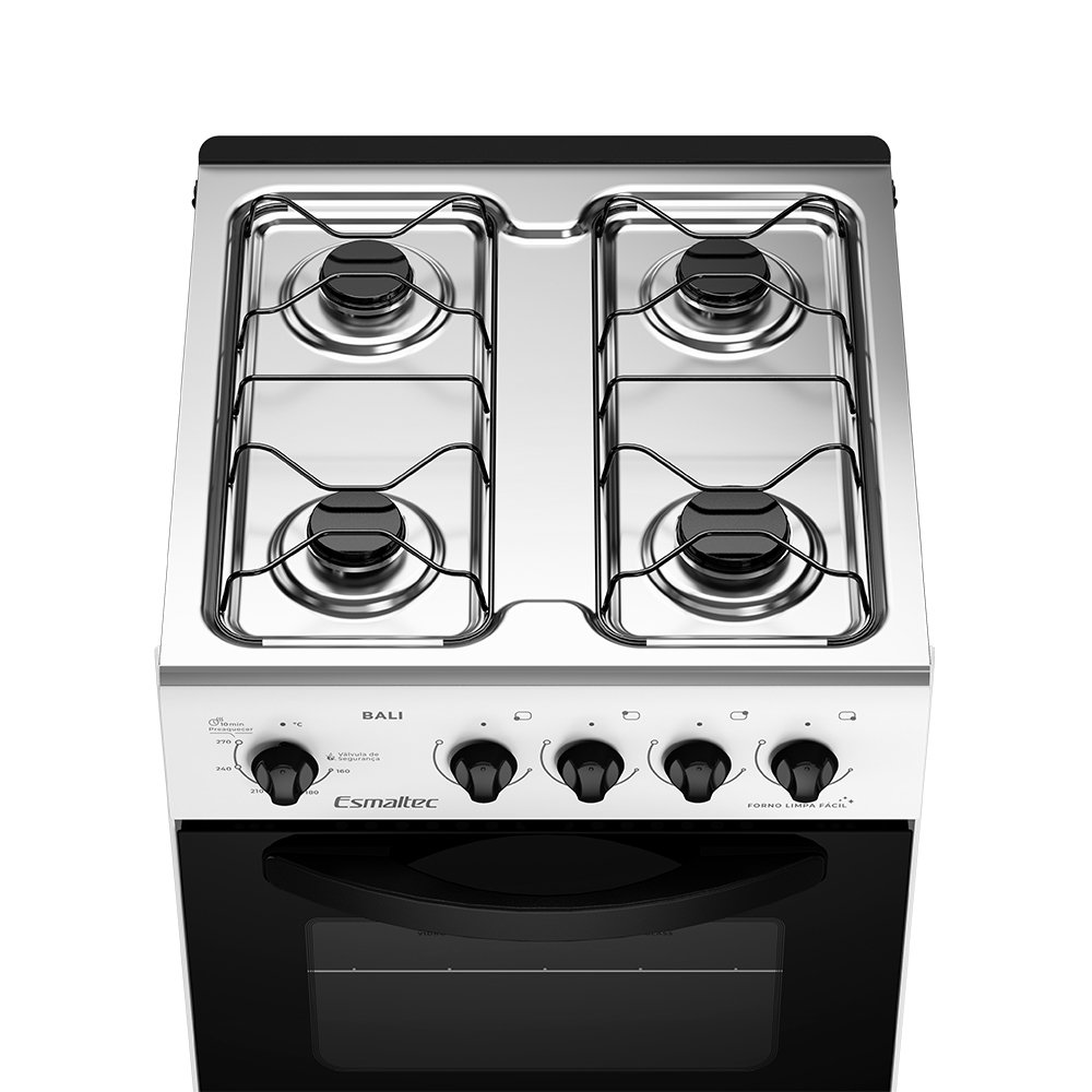 Fogão de Piso Esmaltec 4 Bocas Bali 4111 Acendimento Manual