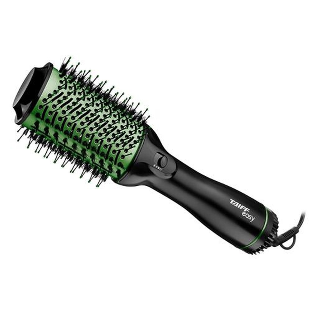 Escova Secadora Taiff Oval Easy 1200W 3 Temperaturas Preto/Verde 220V