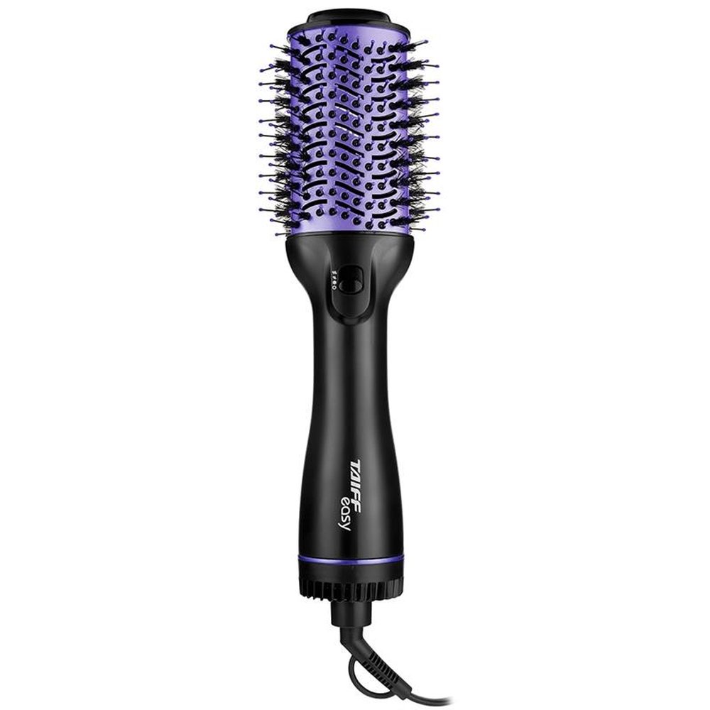 Escova Secadora Taiff Oval Easy 3 Temperaturas Preto/Lilás, 110V