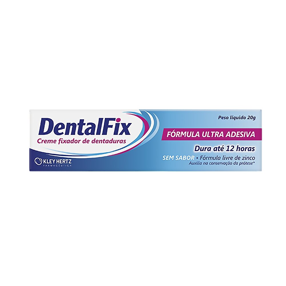 Dentalfix Kley Hertz Fixador Dentadura Ultra Adesiva 20g