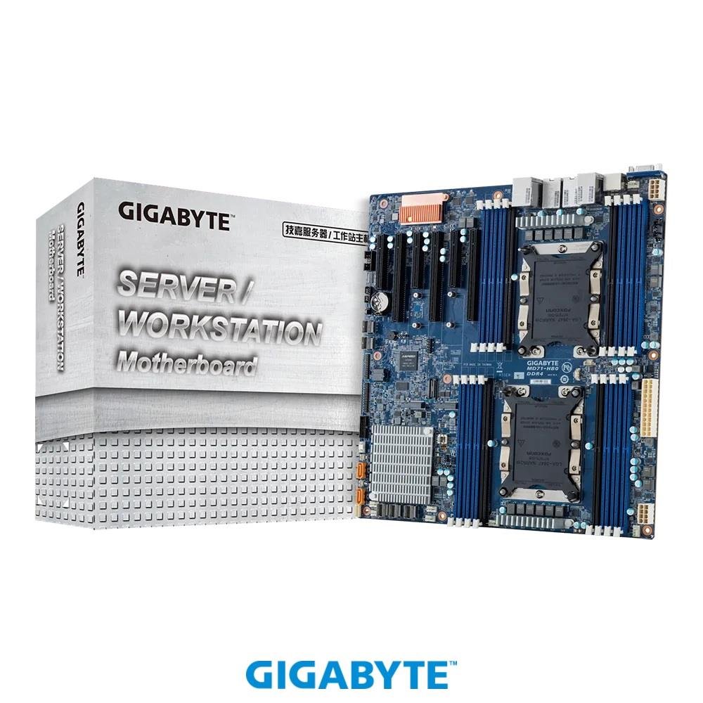 Placa Mãe Gigabyte Server MD71-HB0 LGA 3647 DDR4