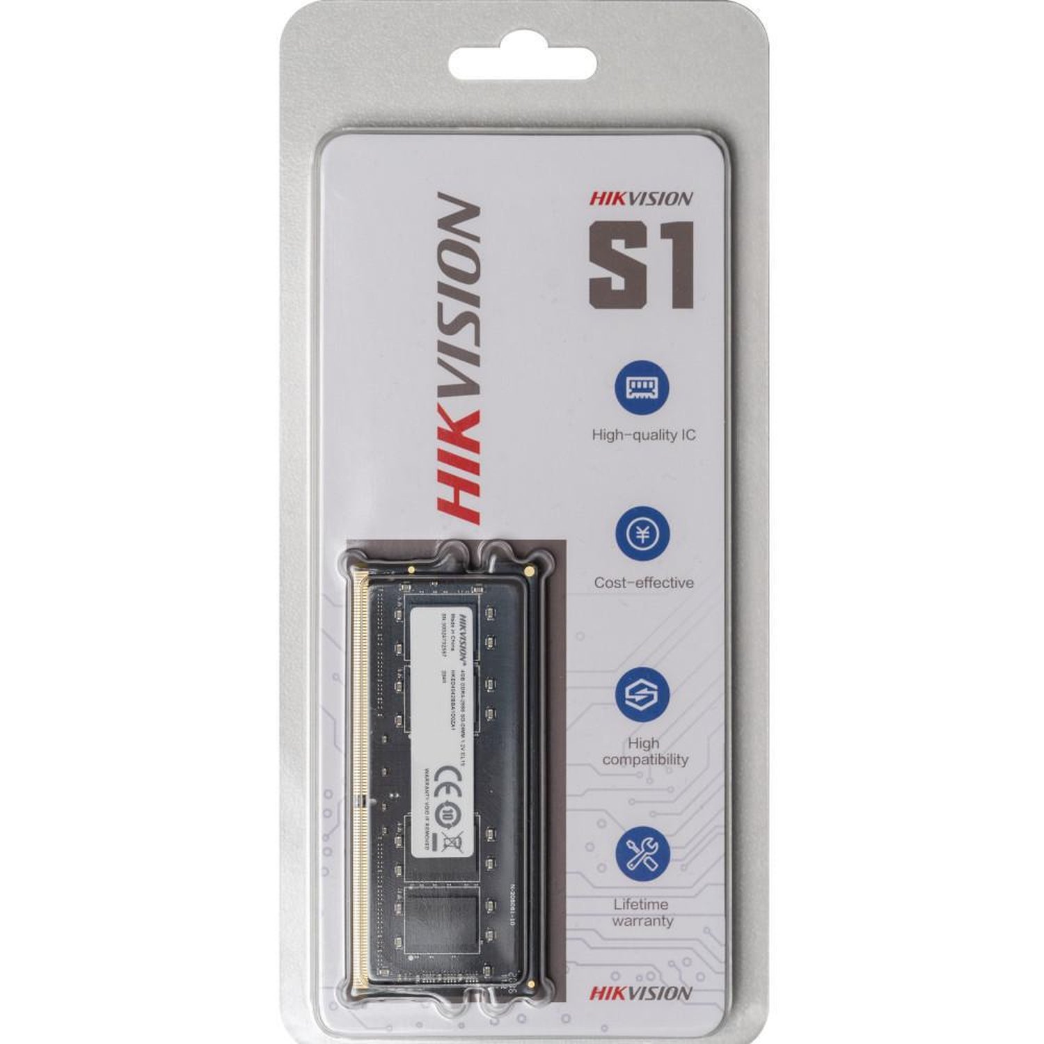 Memória Hikvision So-Dimm 4Gb 2666Mhz Ddr4