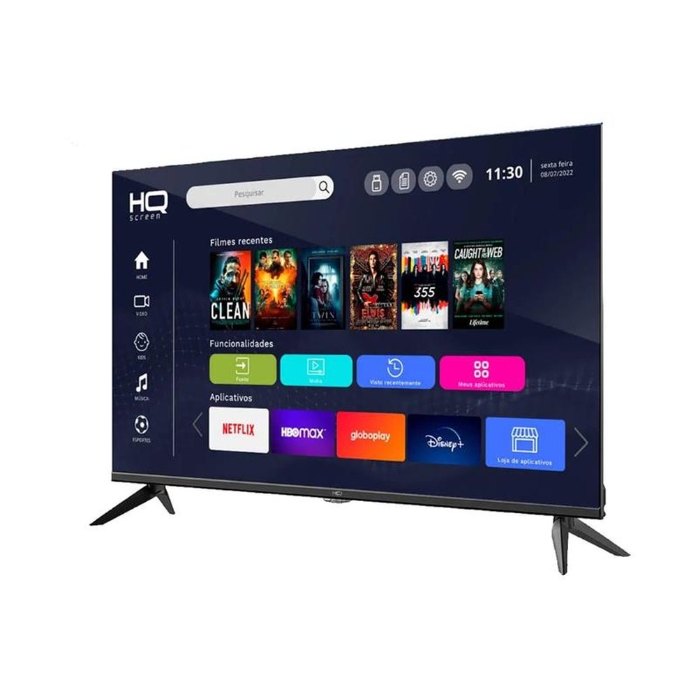 Smart Tv 50" HQ LED Ultra HD 4K Wi-Fi 3 HDMI 2 USB - UDE50HR315LN