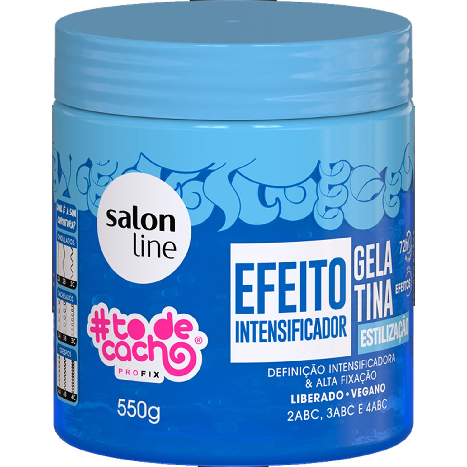 Gelatina Salon Line #Todecacho Estilizacao Efeito Intensificador 550G