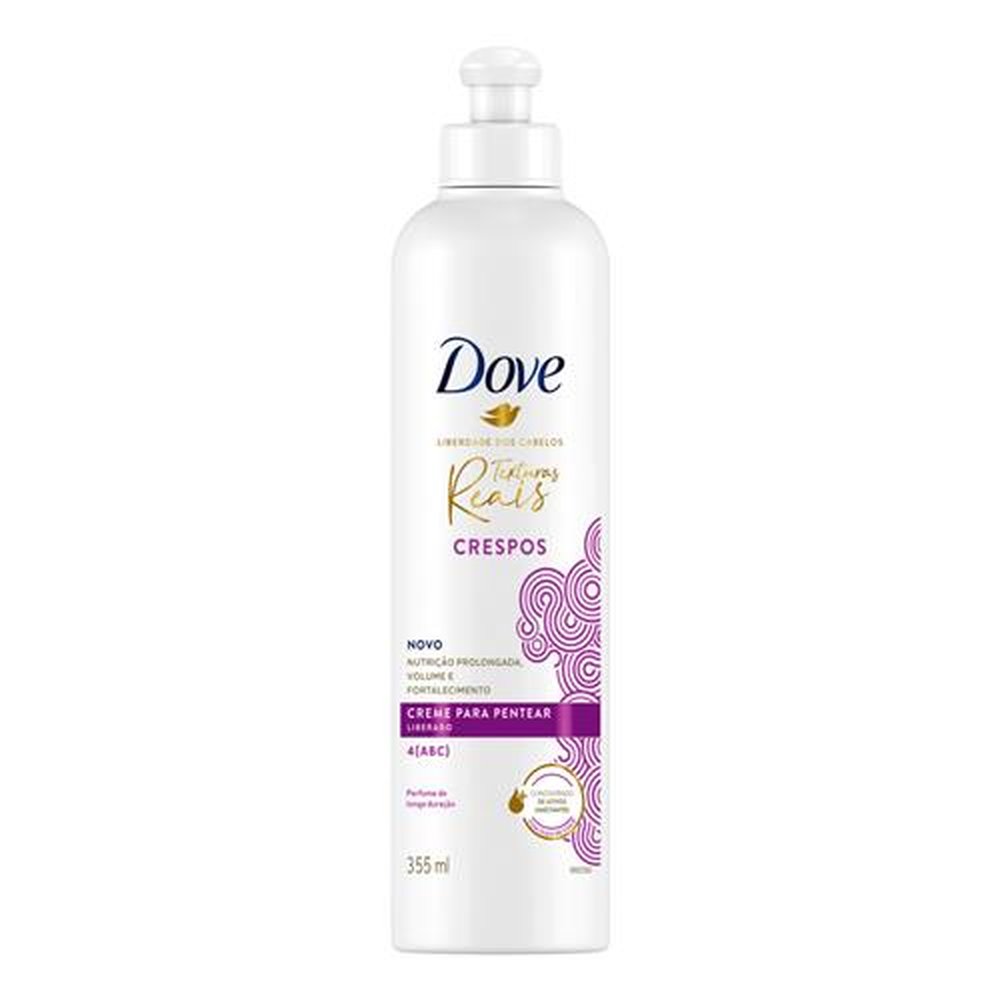 Creme De Pentear Dove Texturas Reais Crespos 355ml