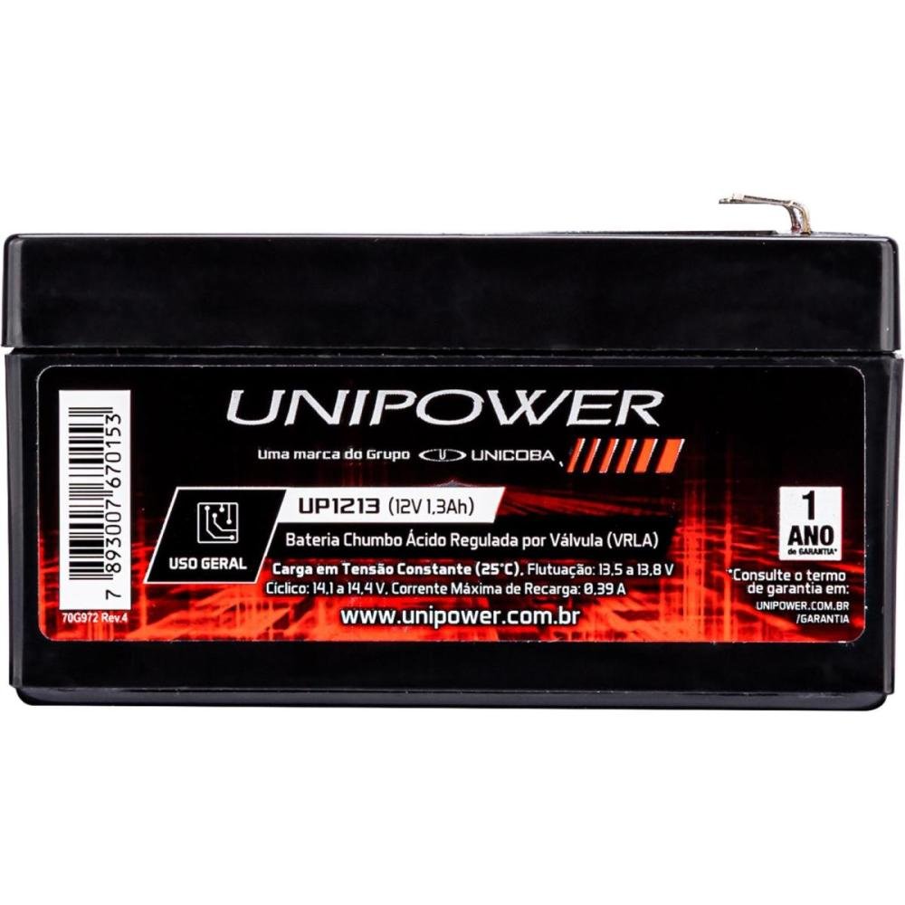 Bateria Selada 12v/1,3a Up1213 Unipower