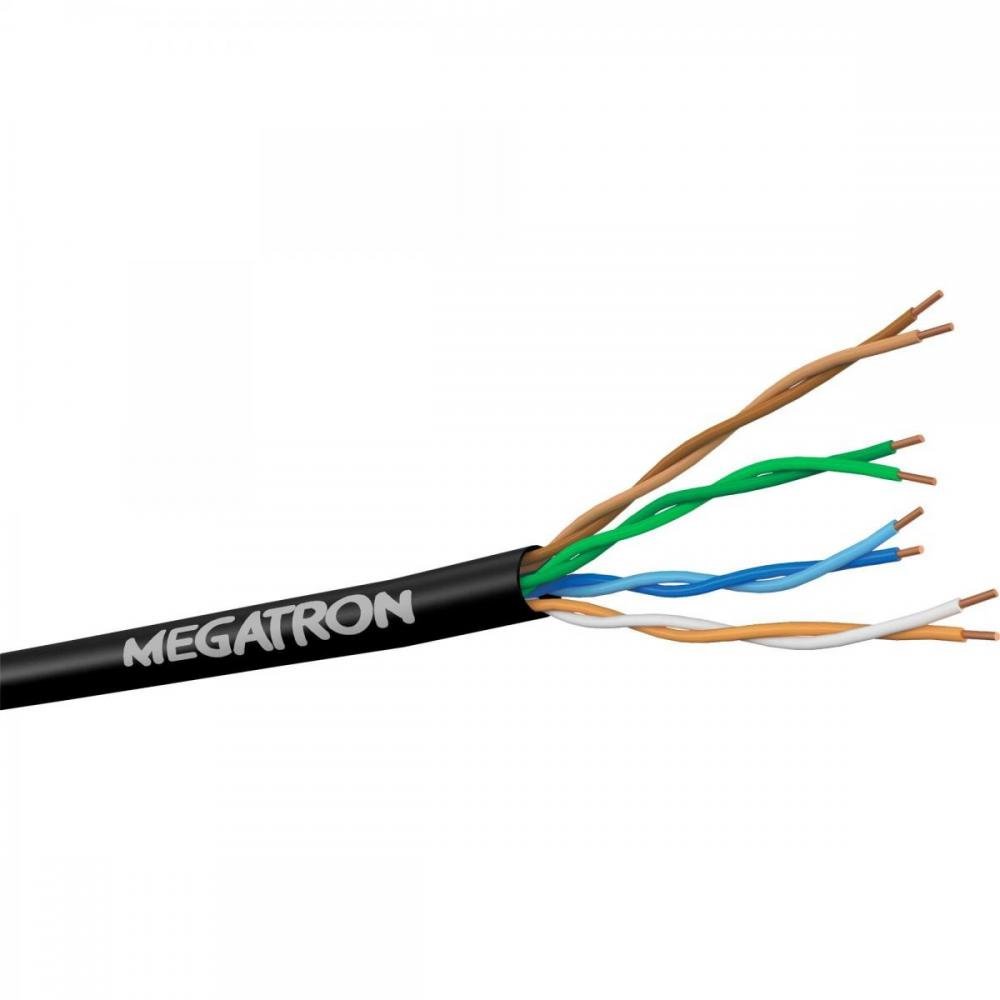 Cabo Ultra Cftv 4px24 Awg Preto Megatron