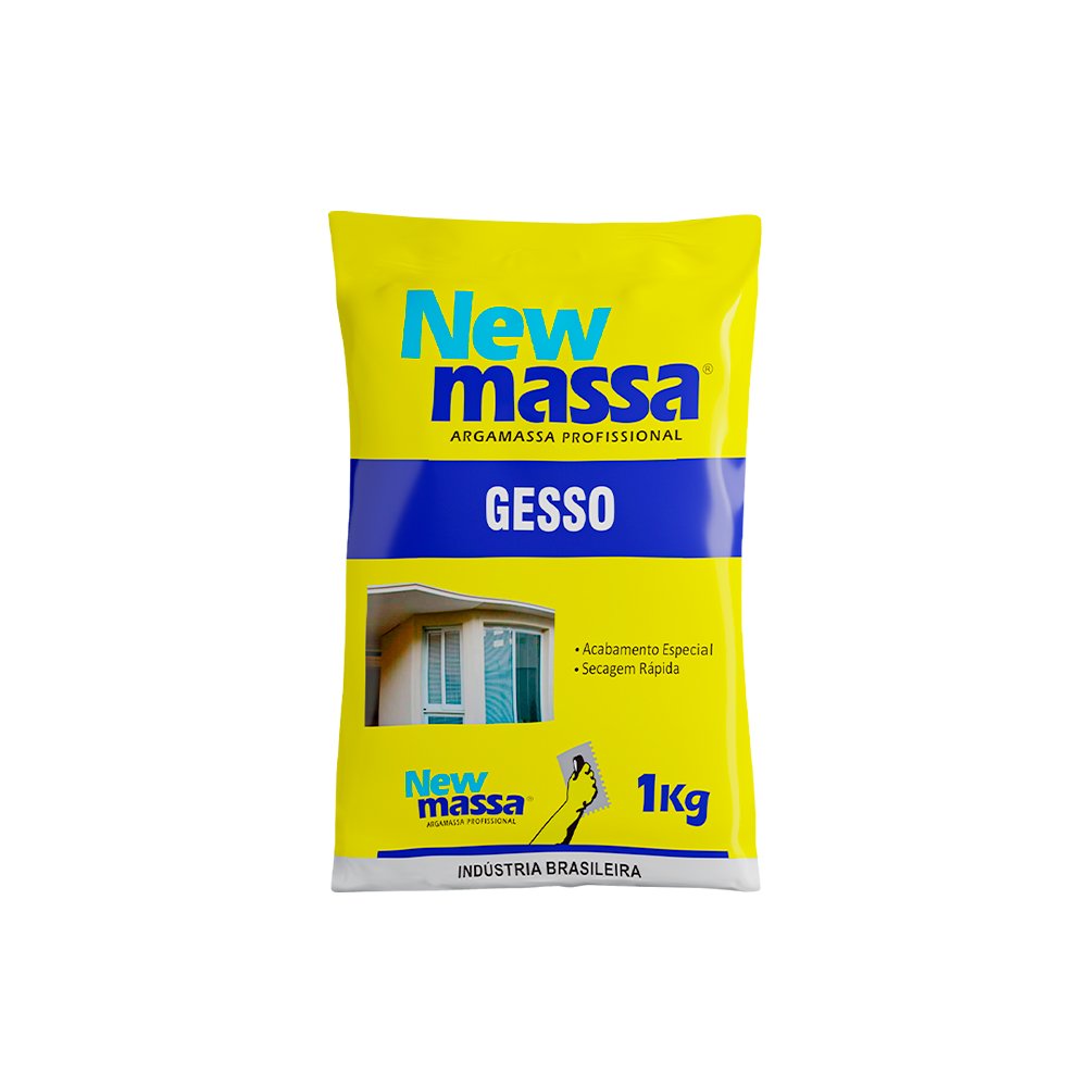 Gesso Comum NewMassa 1kg