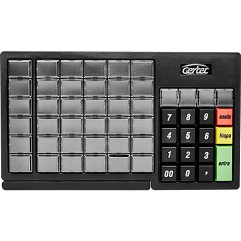 Teclado Gertec Preto TEC 55 USB - 00408522