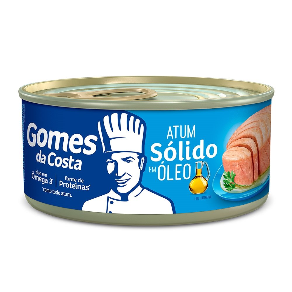 Atum Gomes da Costa Sólido ao Óleo 170g