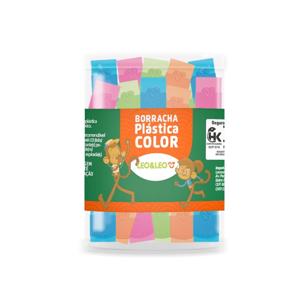 Borracha Color Com Cinta Leo&leo