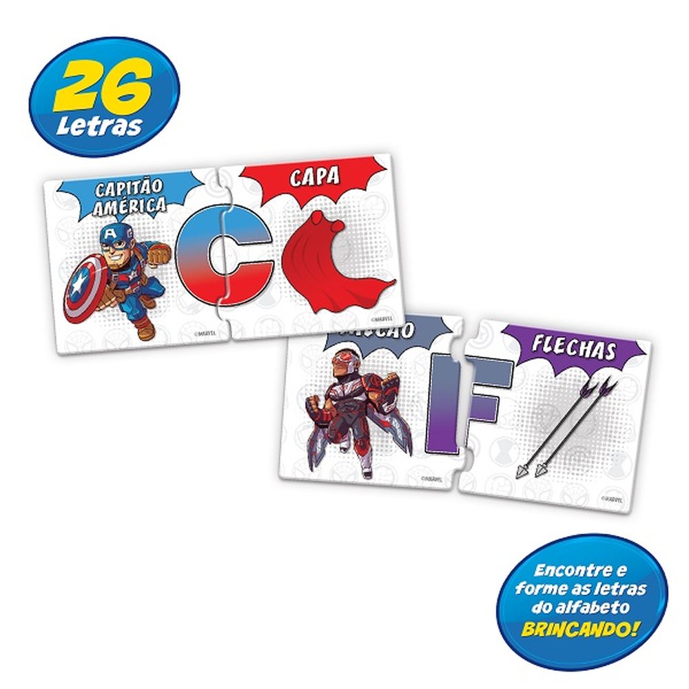 Jogo Educativo Marvel - Jogo das Letras
