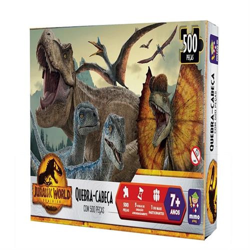 Quebra Cabeça 500 peças Planeta Jurássico - Jurassic World