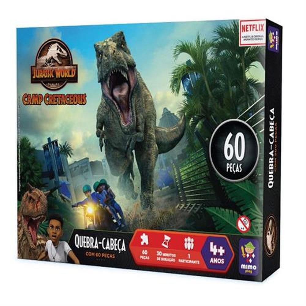 Quebra Cabeça 60 peças - T-Rex Jurassic World