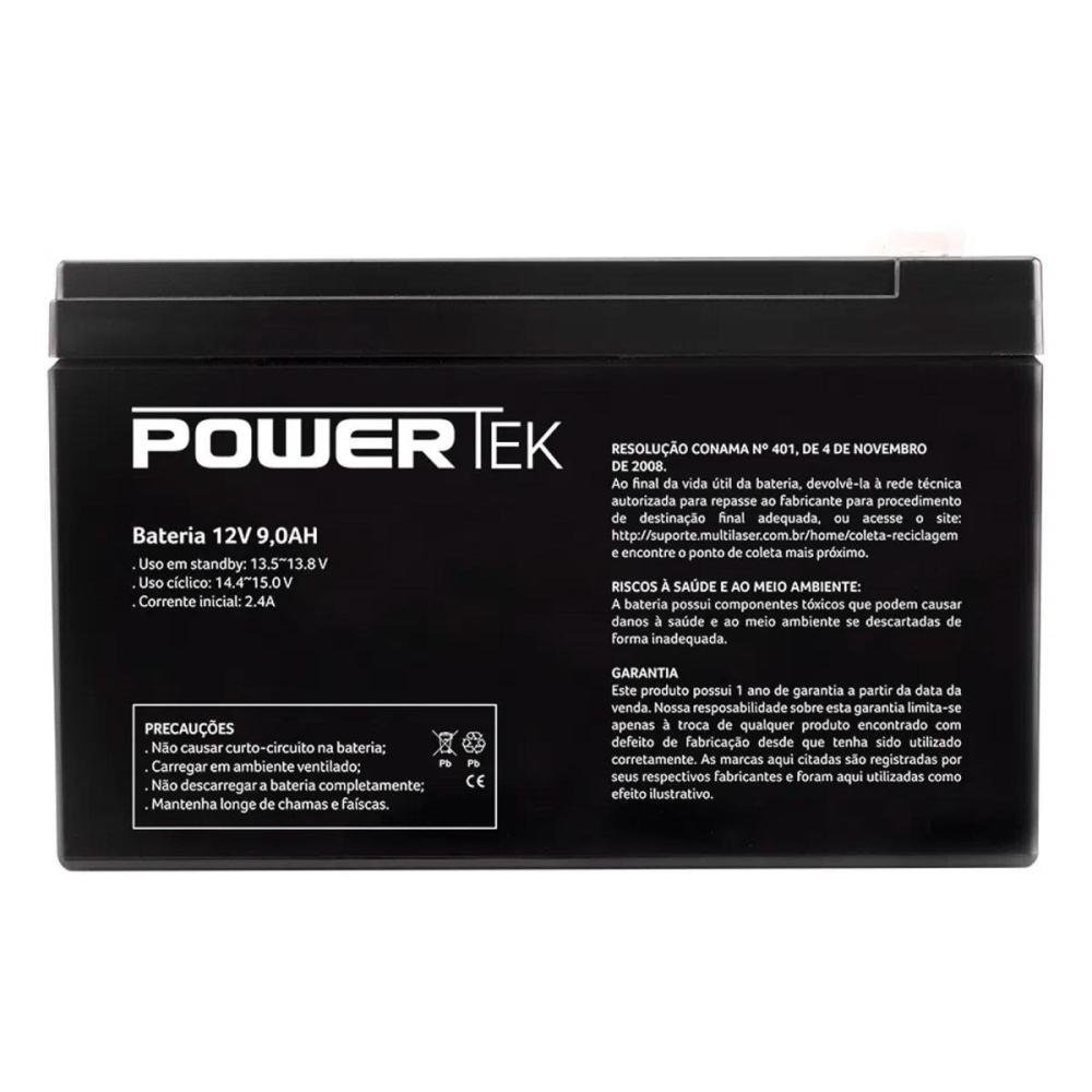 Bateria Selada 12v 9Ah En015 Powertek