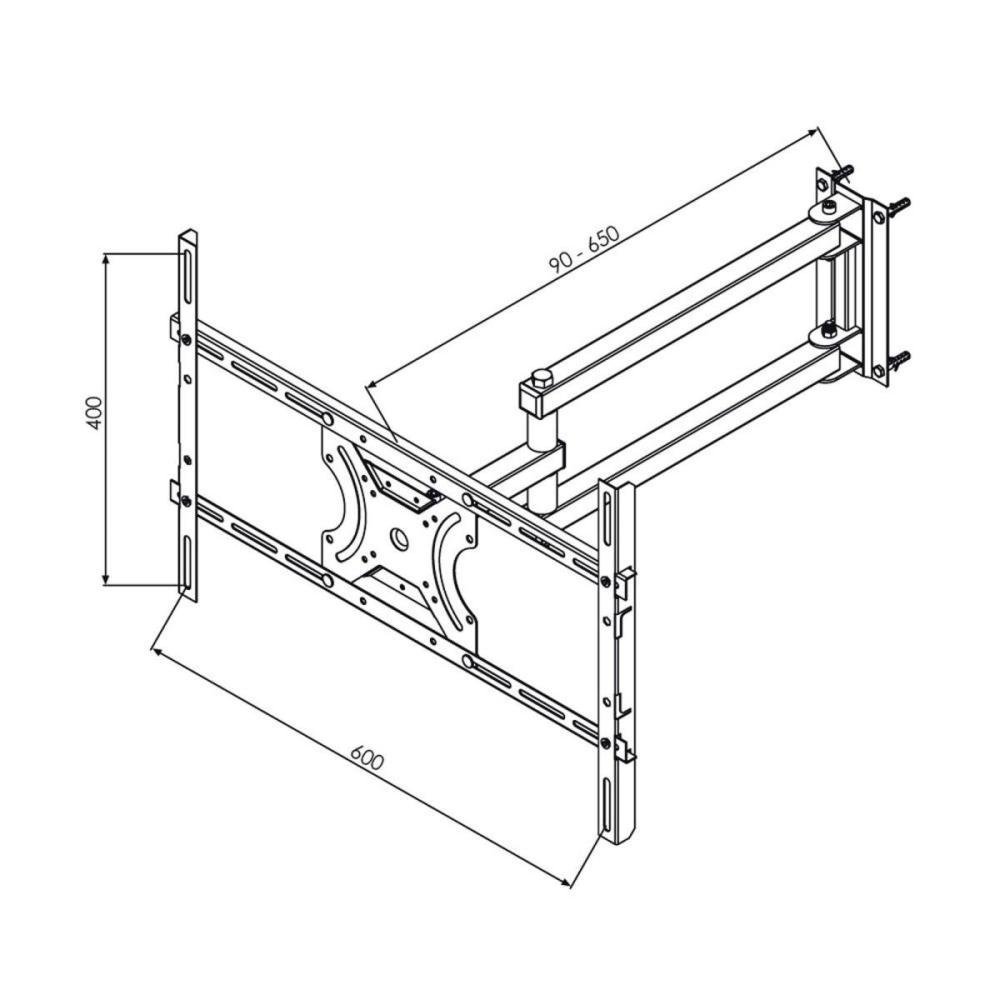 Suporte Articulado para Tv 23-70" Brasforma