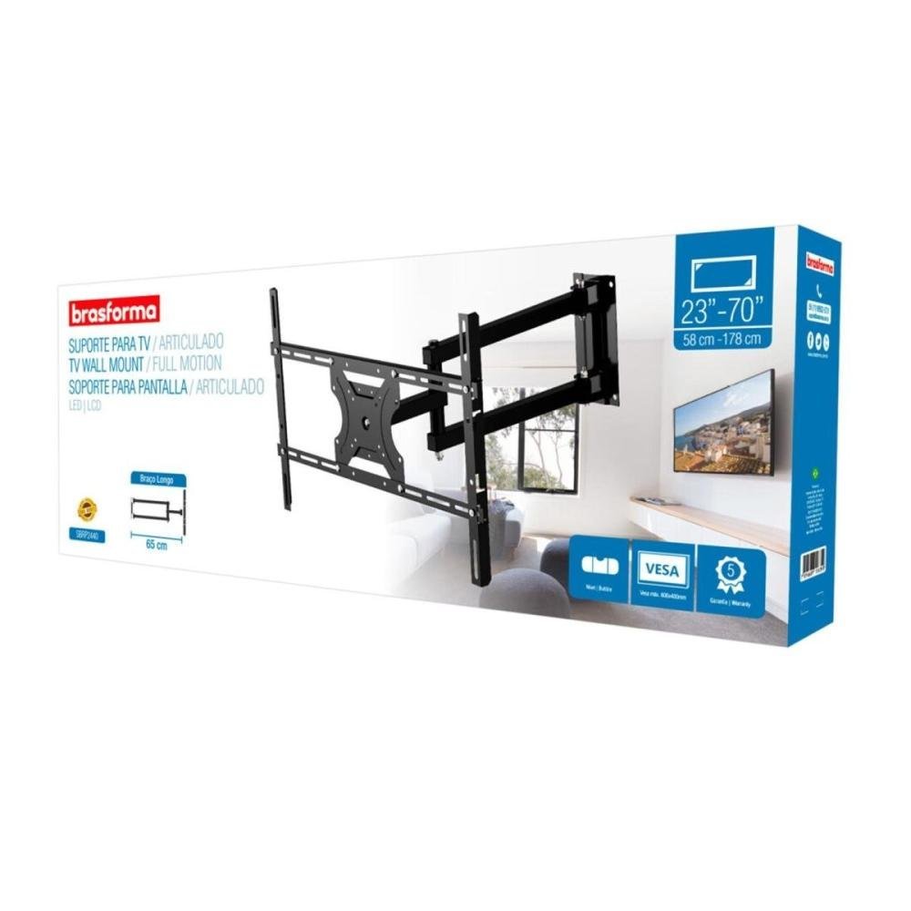 Suporte Articulado para Tv 23-70" Brasforma