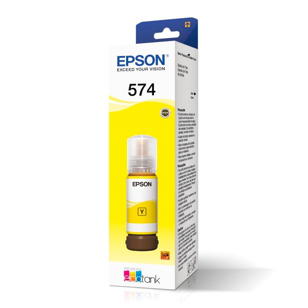 Refil Tinta Epson T574420-Al Amarelo, para Impressora L8050