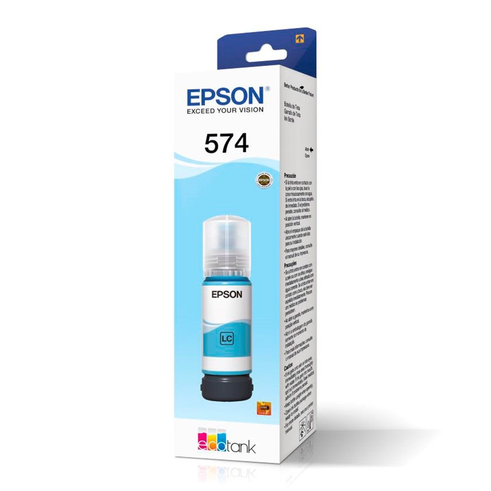Refil de Tinta Epson T574520 Ciano Claro, para Impressora L8050