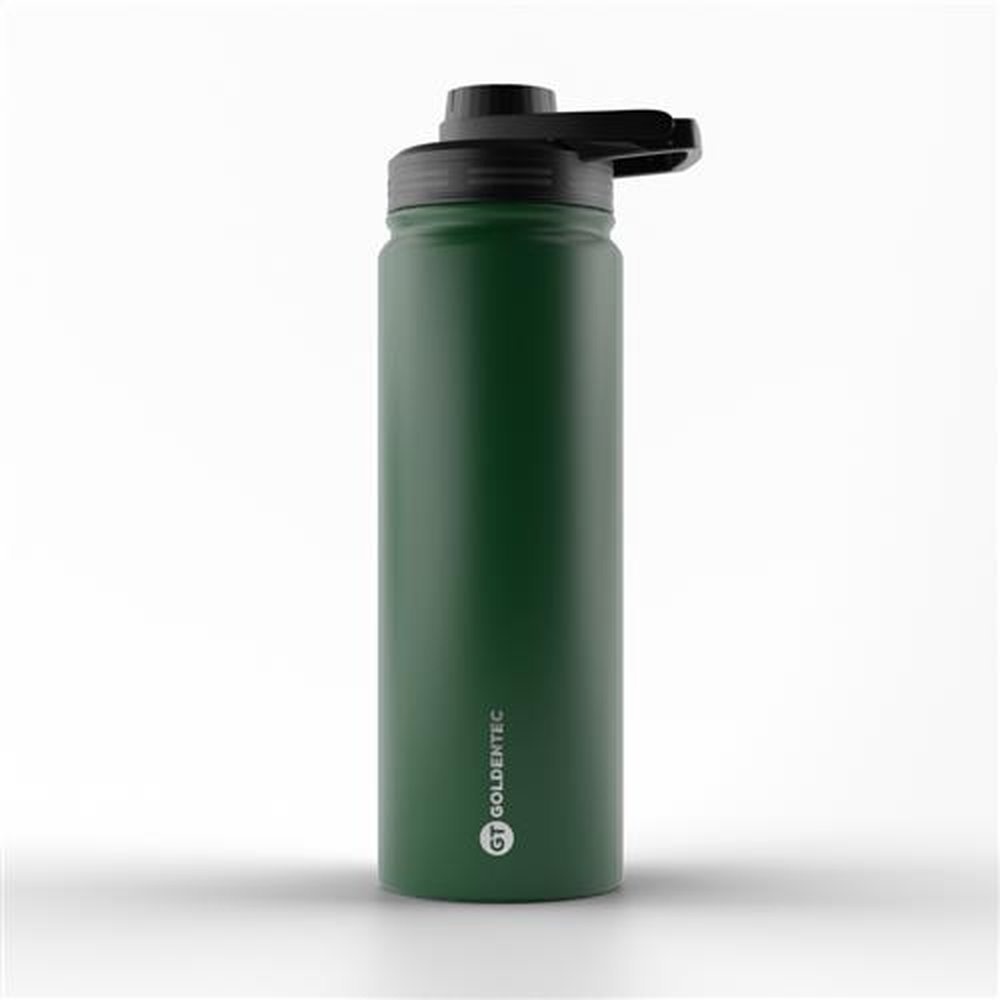 Garrafa Térmica Inox 750 ml para bebidas quentes ou frias com tampo com bico - Verde | GT