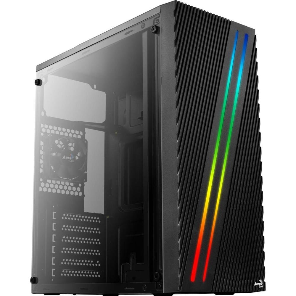 Gabinete Gamer Atx Streak V1 Preto Aerocool
