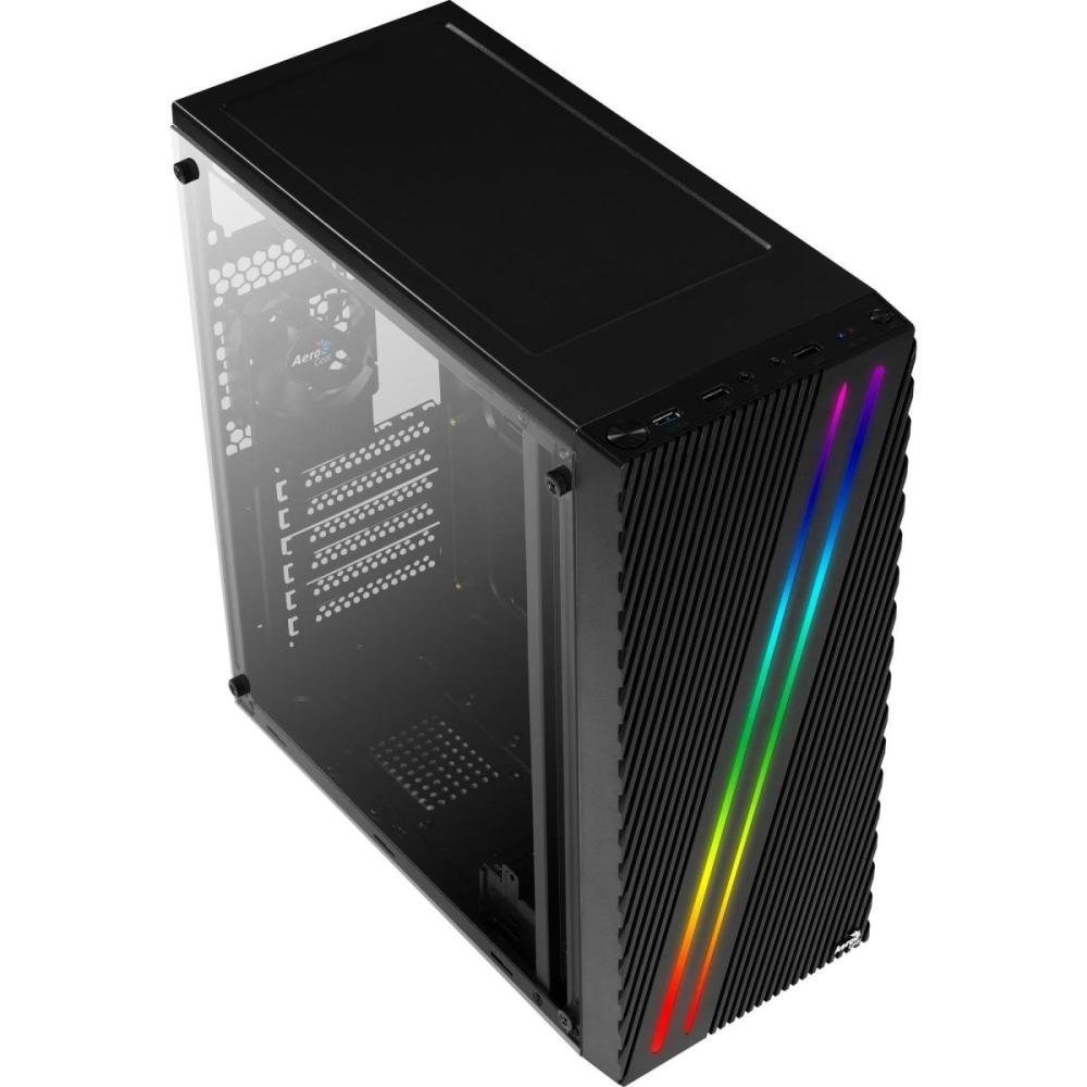 Gabinete Gamer Atx Streak V1 Preto Aerocool
