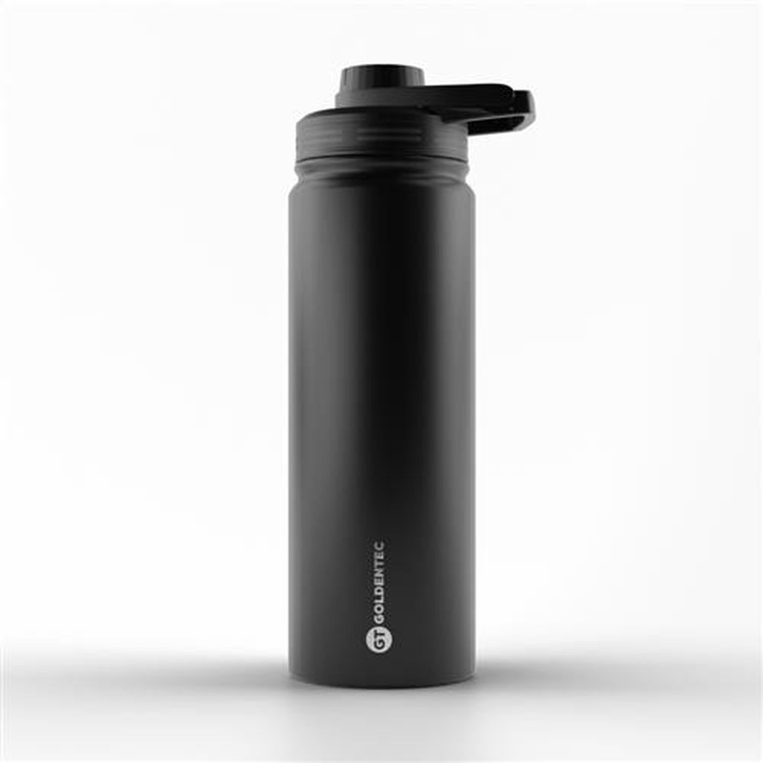 Garrafa Térmica Inox 500 ml para bebidas quentes ou frias com tampo com bico - Preto | GT