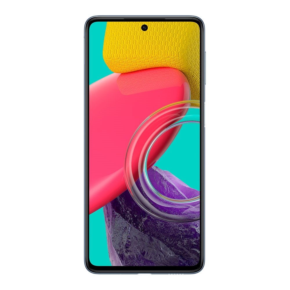 Smartphone Samsung Galaxy M53,Azul, Tela 6.7" | 5G+Wi-Fi+NFC, Android 12, 4 Câm Traseira em 108+8+2+2MPCâm Frontal 32MP,128GB