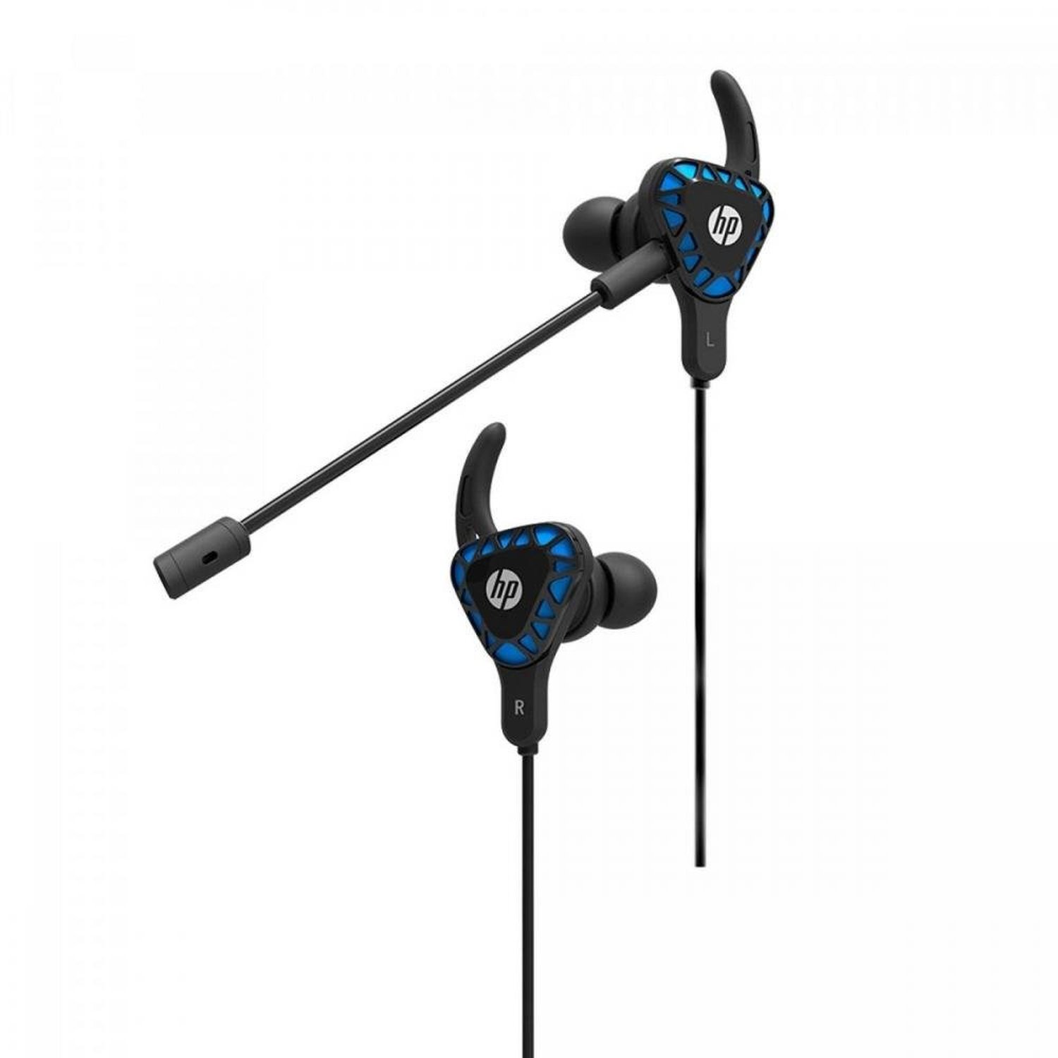 Headset Intra Auricular P2 H150 Preto/Azul Hp