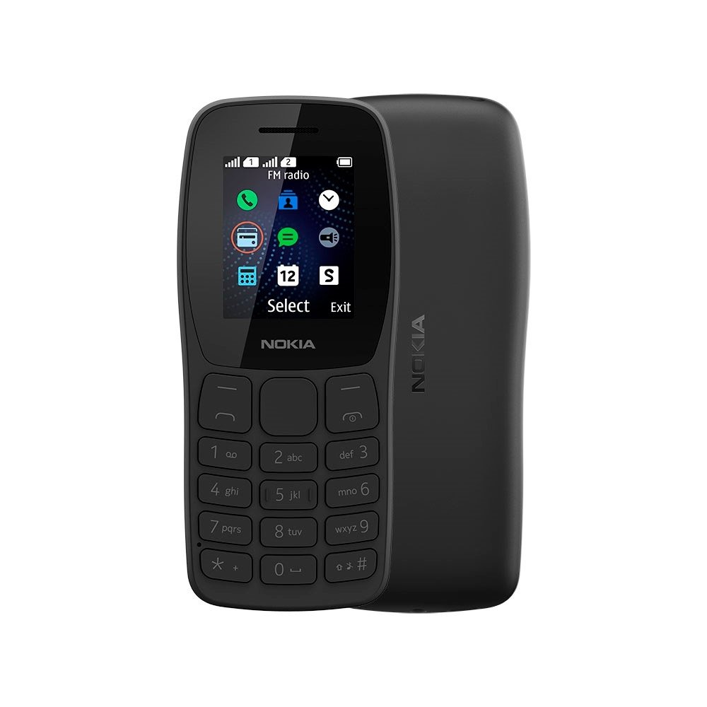 Celular Nokia NK093, Dual Chip| Preto, Tela de 1.8", 2G, 270mb/s
