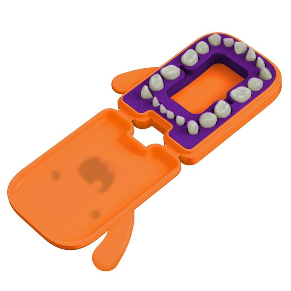 Porta Dentes de Leite Dental Album Standard Laranja