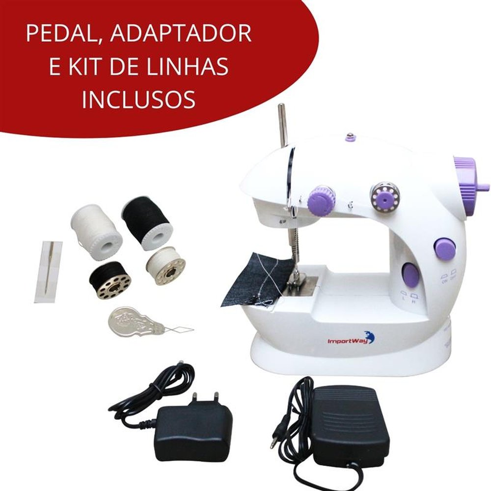 Mini máquina de costura portátil